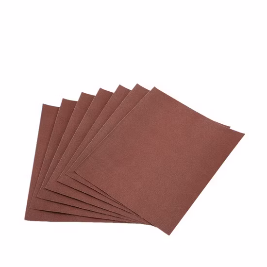 Papel de lixa abrasivo personalizado de óxido de alumina 230*280mm/Ao